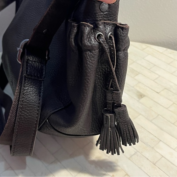 Spikes & Sparrow Misti in Dark Brown 100% Genuine Leather Shoulder Bag - Picture 4 of 16